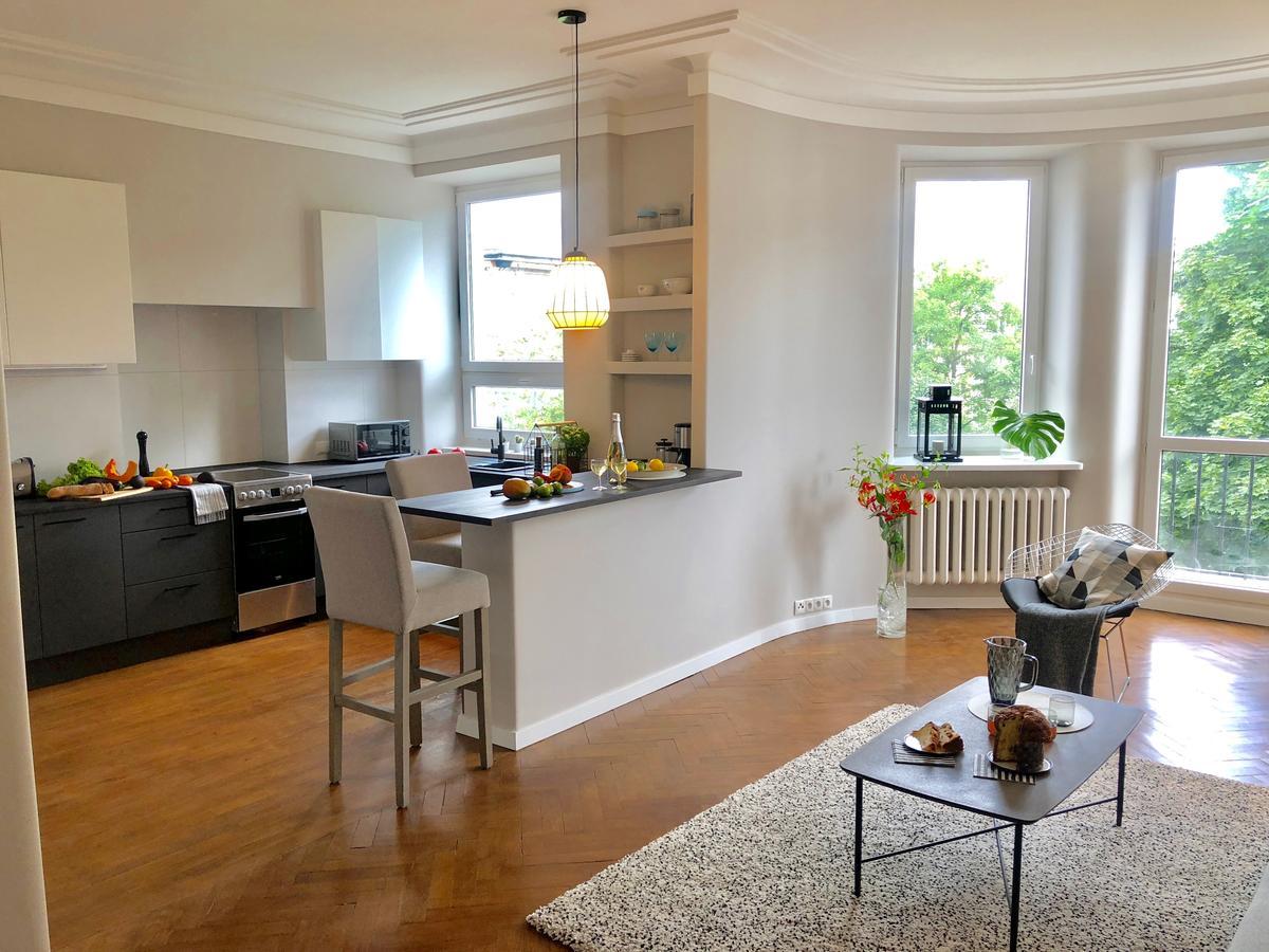 Classic Apartment In Warsawa Bagian luar foto