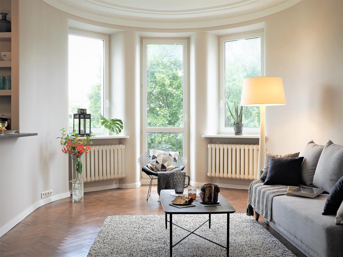 Classic Apartment In Warsawa Bagian luar foto