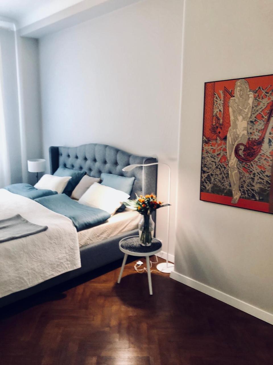 Classic Apartment In Warsawa Bagian luar foto